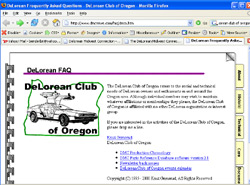 DeLorean Club of Oregon